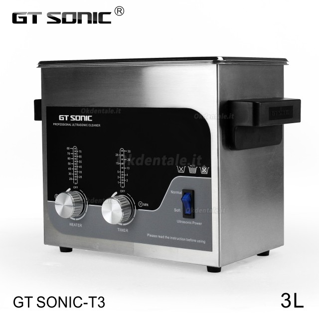 GT SONIC T-Series Digital Ultrasonic Cleaner 2-27L 100-500W wwith Heating Function